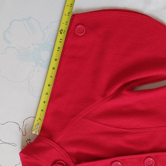 Chloe red bell sleeve copped jacket - Picture 14 of 14